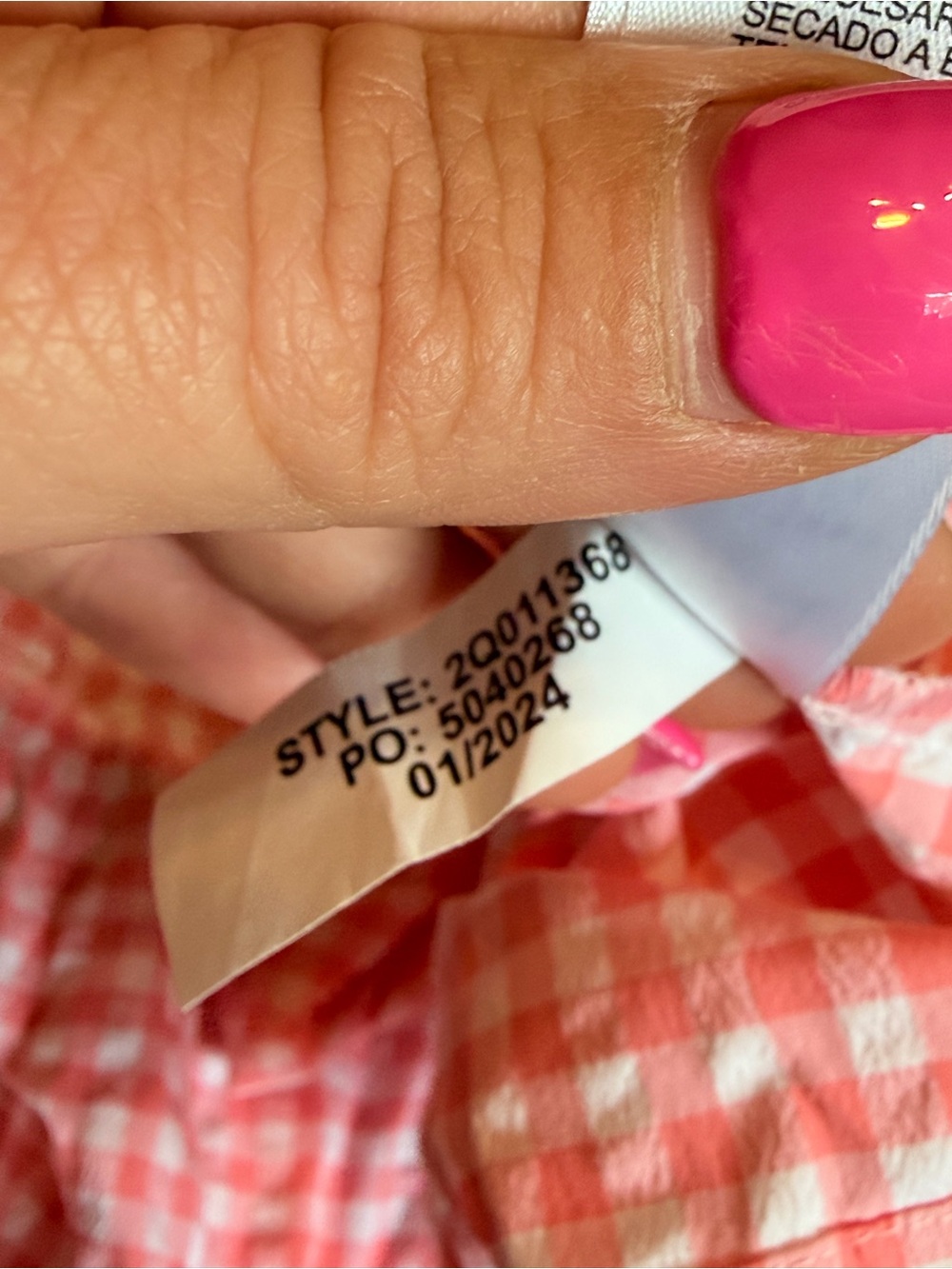 Vineyard Vines Harbor Gingham Tiered Performance Dress XL Pink Preppy Coastal - Picture 7 of 7